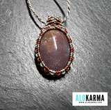 Collier agate mousse